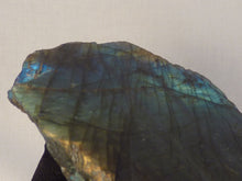 Half Polished Labradorite Piece - 105mm, 257g