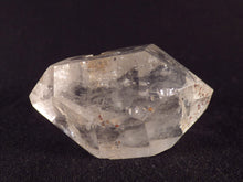 Clear Quartz with Hematite Polished Double Terminated Point - 45mm, 39g