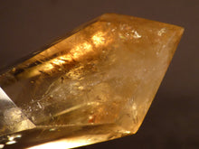 Polished Zambian Golden Rainbow Citrine Double Terminated Crystal - 75mm, 58g