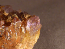Natural Kwaggafontein Spirit Citrine Amethyst Crystal Plate - 46mm, 47g